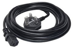 Mercury-Stromkabel, UK-Stecker – IEC, schwarz, 5,0 m
