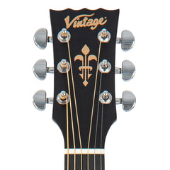Vintage Stage Series Grand Cutaway Electro Guitar - Natural