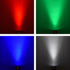 4x QTX Tri-PAR Batterie-LED-Uplighter Triangle PAR RGBW inkl. Fernbedienung