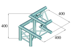 Alutruss Decolock Dq3-Spal32 Coin 3 voies 90 ? BK