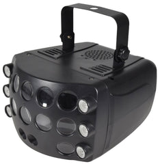 QTX Butterfly Effect : 3-in-1 LED & Laser Effect Light