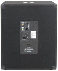QTX QT15SA Aktiv-Subwoofer-Bassbehälter mit Stromversorgung, 15 Zoll, 600 W