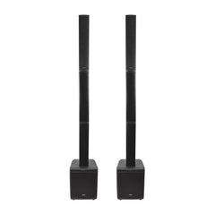 2x Citronic Neolith Portable Column Array Battery Powered Bluetooth Speaker PA