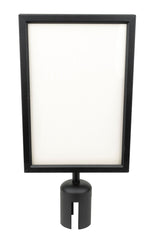 Showgear Sign holder for barrier black eco POPM-TBA-2