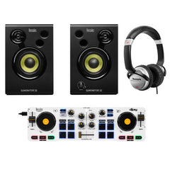 Hercules DJ Control Mix inkl. Monitor 32 Lautsprecher