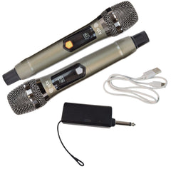 QTX J-MIC Dual UHF Handheld System 863.2MHz + 864.8MHz