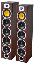 LTC Audio V7B-MA 440W Floor Standing Speakers (Mahogany)