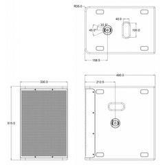 2x Audiophony ILINE Column Array 510W RMS inkl. Taschen
