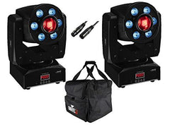 IMG Stageline LED Moving Head Spotwash-3048 Spot Wash Combined DJ Disco Package