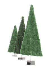 EUROPALMS Sapin, plat, vert, 150cm