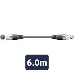 6M DMX Cable 110ohm Lead XLR 3p High Quality Durable