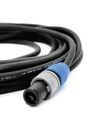 Psso Speaker Cable Speakon 2X2.5 10M Bk