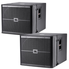 2x JBL VRX918SP Powered 18" Subwoofer PA Speaker