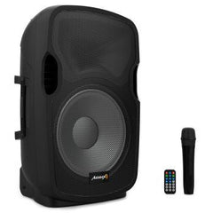 Audibax Party 12 Speaker Bluetooth 500W 12" inc Stand & Mic