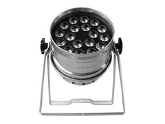4x HQ Power LED PAR 64 18 x 4W RGBW Chrome Spotlight Theatre Stage