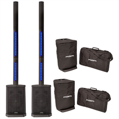 Kam KMPA600 Tower Column Speaker with Lighting 240W Bluetooth