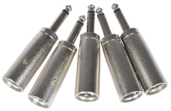 Adaptateur qtx prise mono 6,3 mm - XLR mâle