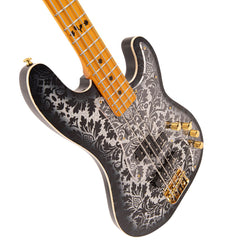 Joe Doe By Vintage - Lutetia Bass - Black Paisley With Case