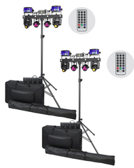 2x Equinox Gigabar FX1 Bar System Moving Head