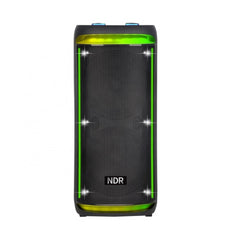 NDR-930 Portable Speaker Bluetooth 100W Battery inc 2 x Microphones Karaoke PA