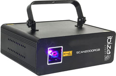 Ibiza Light Scan 2000 RGB Animationslaser ILDA 2000MW DJ-Disco-Effekt inkl. Fernbedienung *B-Ware