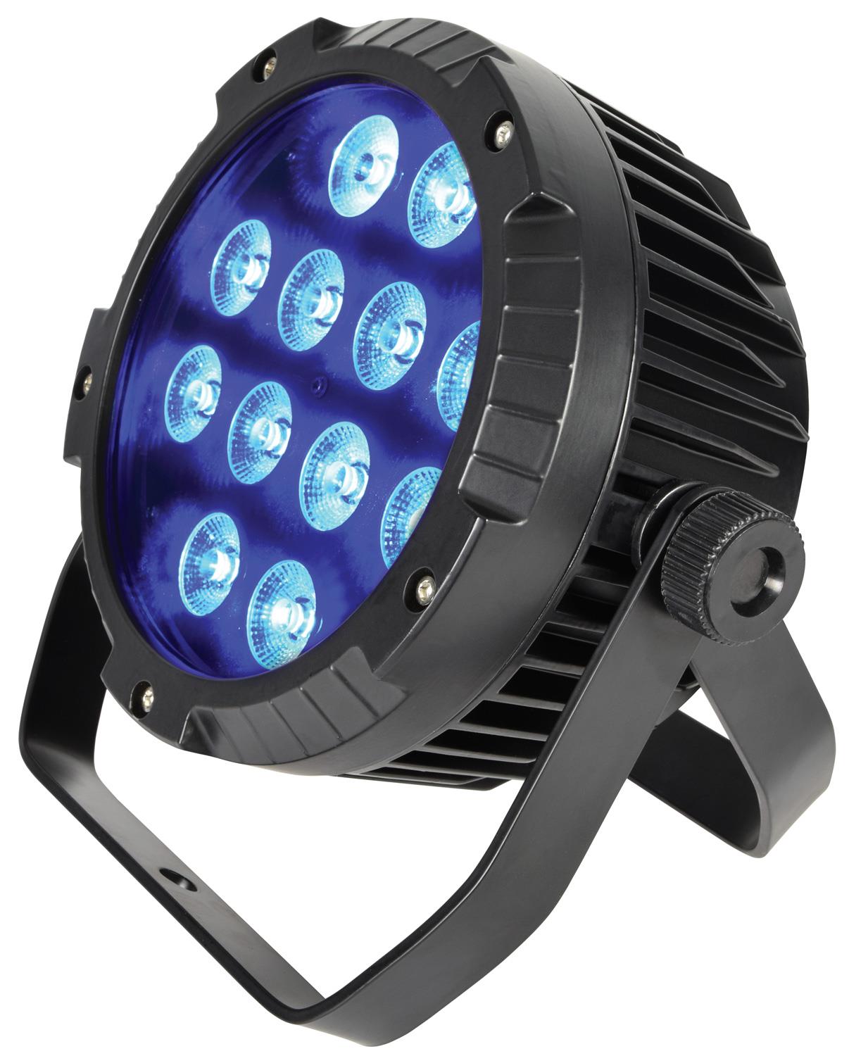 QTX HIPAR-120 Weatherproof Par Can IP65 LED Uplighter 12 x 10W RGBW ...