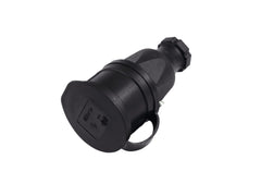 Pc Electric Safety Connector Rubber Bk/Bu