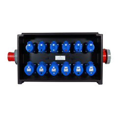 Boîte de distribution PCE MERZ 63A 3PH RCBO avec Pass Thru