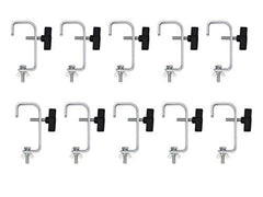 10x Equinox Heavy Duty Silber G-Klemme (50mm)