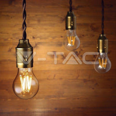 V-Tac LED A60 Filament Bulb 4W Daylight White 4000K