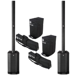 2x HK Audio Polar 12 2000W Column Array System mit Tragetaschen