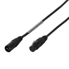 Câble DMX LEDJ XLR 3 broches mâle - XLR femelle 3 broches 20 m