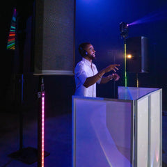 Chauvet FLEXstand FX ILS White LED Square Base stand