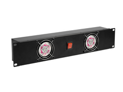 Thor Rack Fan 19" Rackmount 2 x 80mm Fan Panel Cooling Server *B-STOCK*