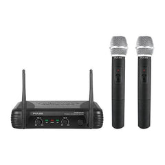 PULSE PWM200VHF-HH VHF double système de microphone sans fil portable