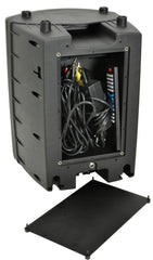 QTX PAV8-UHF PAV Ensemble de sonorisation portable avec micros UHF, haut-parleur Bluetooth et DVD