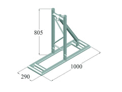 Support Alutruss Bilock Bq2-T-3