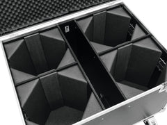 Roadinger Flightcase 4X Led Tha-100F/Tha-120Pc Mit Rädern