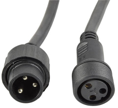 QTX HIPAR Power Extension Lead 3M Outdoor IP65 Cable
