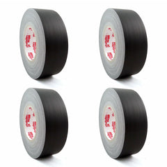 4x Gafer.PL Max 50mm x 50m Gaffa Tape (Black Matt)