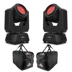 2x Chauvet DJ Intimidator Beam Q60 LED Moving Head Lichteffekt DJ Razor Sharp Beam Bundle