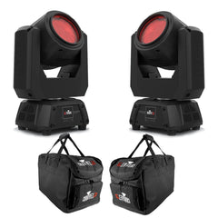 2x Chauvet DJ Intimidator Beam Q60 LED effet d'éclairage à tête mobile DJ Razor Sharp Beam Bundle