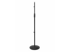 Omnitronic Microphone Stand Heavy Round Base Black Mic Stand Anti-Vibration