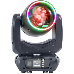 2x AFX BEAM-100LED-MKII LED tête mobile 100W double prisme et anneau lumineux
