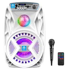 iDance Groove 217 Wiederaufladbarer Bluetooth-Lautsprecher Partybox Disco Karaoke