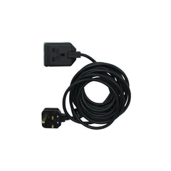 Masterplug 1 Gang 10m 13A HD Mains Extension Lead, Black (EXS13110B)