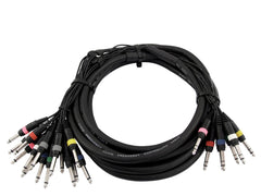 Omnitronic Snake Cable 8Xjack/16Xjack Mono 15M