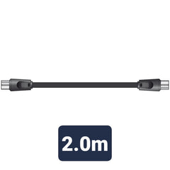AV:Link fiche coaxiale RG6 vers câble de prise 2,0 m
