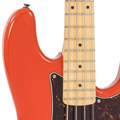 Vintage V4 Bass- Maple Fb - Firenza Red