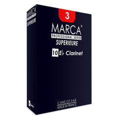 Marca Reed Clarinet Mib Superieure Cut 3  - Pk Of 10